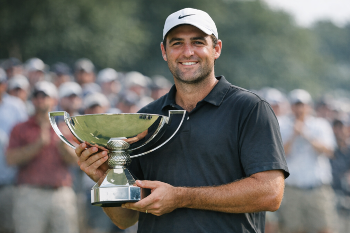 Scheffler s'impose au Tour Championship et devient le joueur le mieux rémunéré du circuit