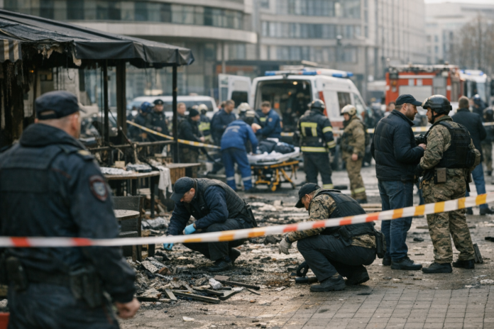 Explosion dans un café à Moscou : trois morts, piste d'une attaque ciblée