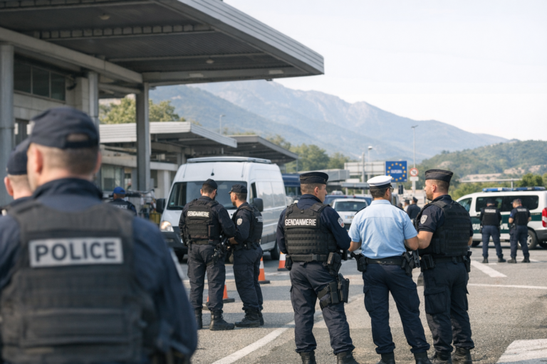 La France quintuple ses renforts à la frontière franco-espagnole : 334 policiers et gendarmes déployés