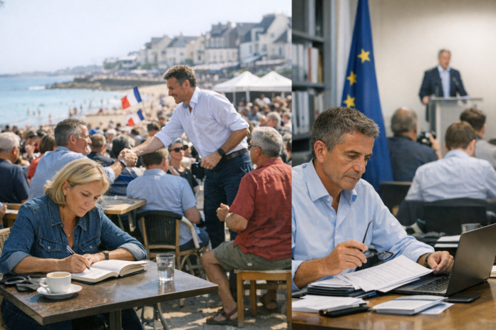 Stratégies estivales des candidats : visibilité permanente ou pause contrôlée