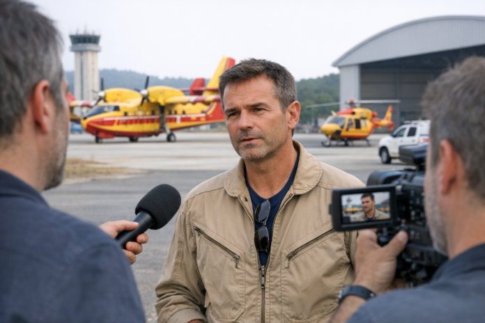 Grégory Prats et la gestion des moyens aériens contre les incendies en France