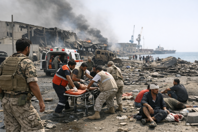 Attaque contre le port de Moka au Yémen : sept morts et trente blessés selon l'armée