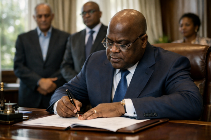 Tshisekedi signe une ordonnance pour préparer le dialogue national en RDC