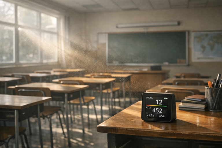 Poussières en classe : un signal d'alerte pour l'air intérieur des écoles