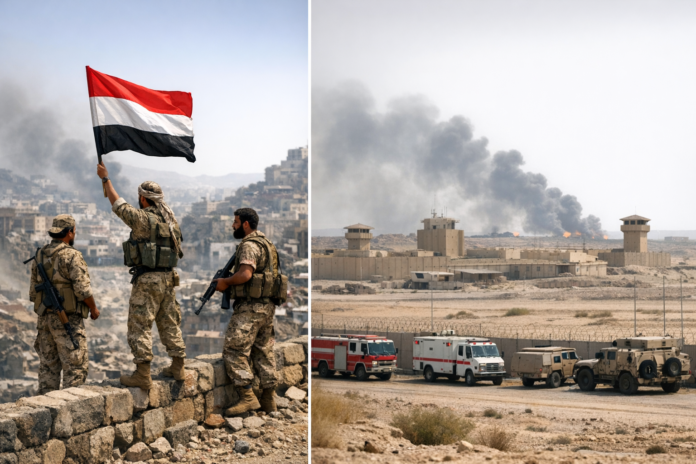 Reprise de positions à Taiz et attaque revendiquée contre une base saoudienne Reprise de positions à Taiz et attaque revendiquée contre une base saoudienne