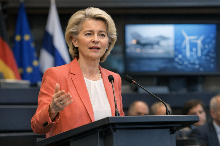 Von der Leyen face au défi industriel: un discours pour rassurer l'Europe