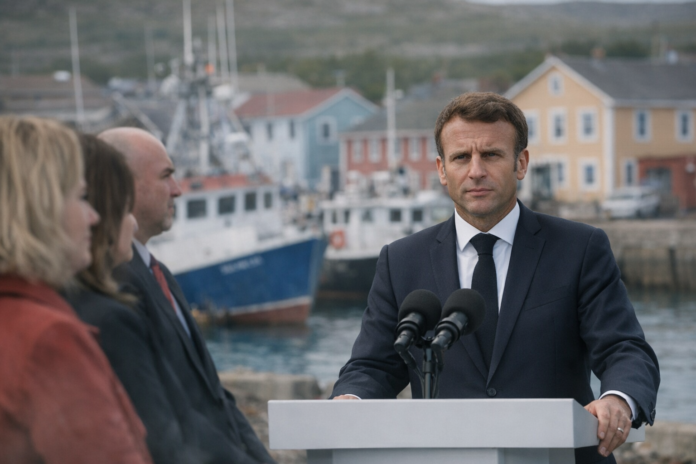 Macron à Saint‑Pierre‑et‑Miquelon met en garde contre un marché énergétique « sous tension »