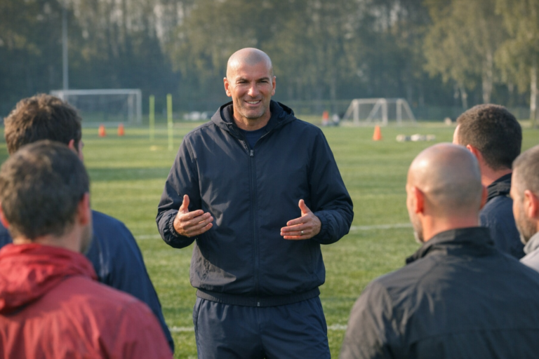 Zidane inaugure une nouvelle ère à Clairefontaine, entre sourire et sérieux