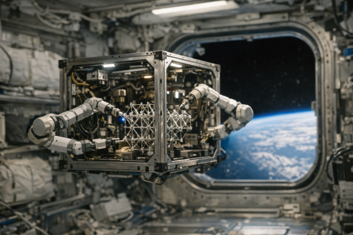Une « boîte » en orbite marque le pas vers la fabrication industrielle dans l’espace