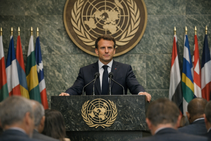 Macron à l'ONU sous le feu des critiques après une erreur sur le rôle du Hamas en Cisjordanie