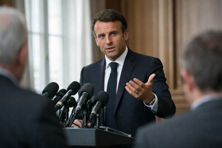 Macron laisse ouverte la possibilité d’un retour après un hiatus