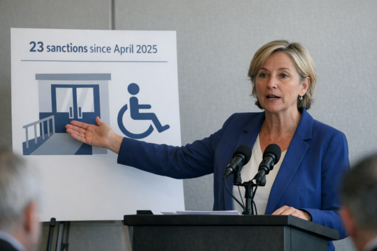 Accessibilité : 23 sanctions depuis avril 2025, le CNCPH s'indigne