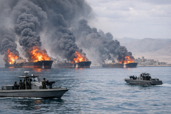 Cinq tankers détruits, le Corps des Gardiens menace une base en Jordanie