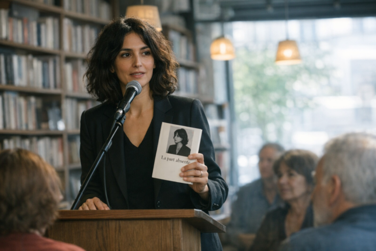 Rachida Brakni présente «La part absente» dans l'univers d'Élodie Suigo