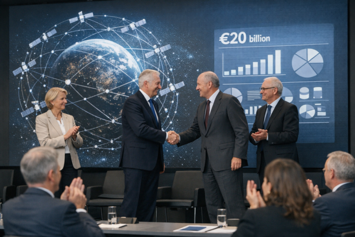 Sommet spatial : 51 accords et près de 20 milliards d'euros annoncés la première journée