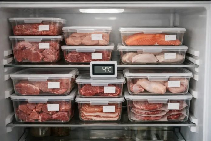 Combien de temps garder viande et poisson au réfrigérateur ?