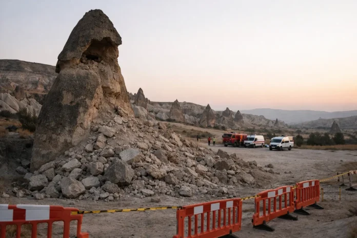Effondrement meurtrier en Cappadoce, au cœur des « cheminées de fées » Effondrement meurtrier en Cappadoce, au cœur des « cheminées de fées »