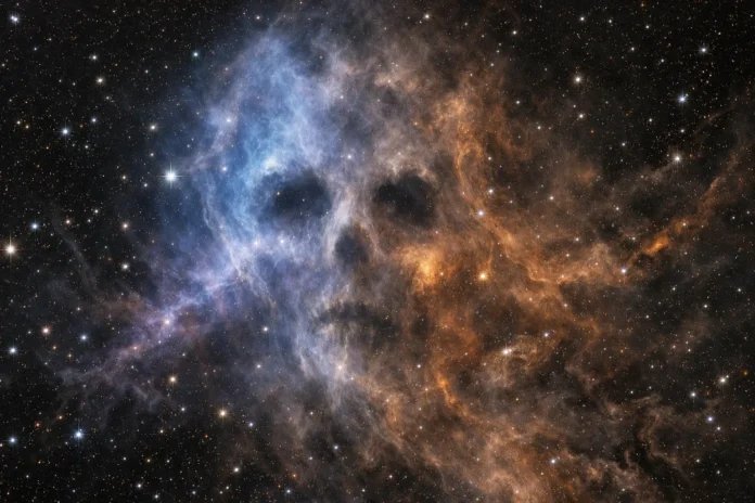 Halloween cosmique : Hubble et James-Webb éclairent la face fantomatique d’une nébuleuse Halloween cosmique : Hubble et James-Webb éclairent la face fantomatique d’une nébuleuse