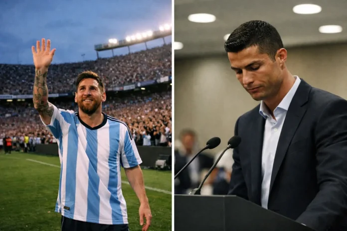 Messi acclamé à Buenos Aires, Ronaldo quitte la sélection portugaise