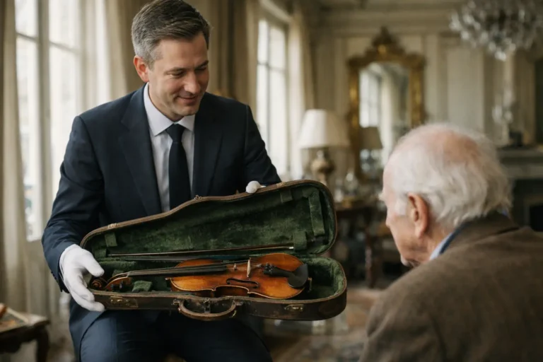 Un violon volé en 1940 restitue à la famille de son propriétaire à Paris