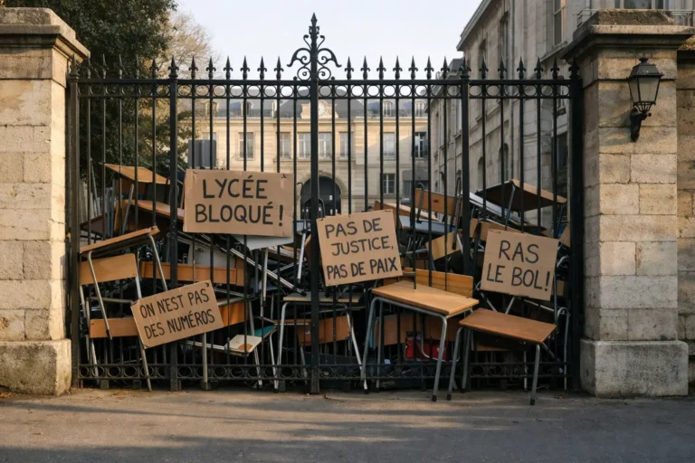 Blocages dans les lycées : un symptôme de la fracture entre dirigeants et société